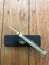 Puma Knife: Puma Bantam Folding Knife with Green Jigged Bone Handle