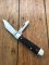 Case USA Knife: 1982 Model 6235 Dixie Swell End Brown Jig Delrin Handled Folding Pocket Knife