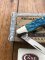 Case USA Knife: 2005 Model 05080 EISENHOWER Caribbean Blue Handle Pocket Folding Knife in original box and paperwork
