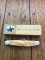 Rough Rider Amber Bone 3 Blade Stockman Knife