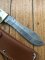 SOS Damascus *PUMA White Hunter* Knife with Sambar Deer Antler Handle & Leather Sheath