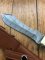 SOS Damascus *PUMA White Hunter* Knife with Sambar Deer Antler Handle & Leather Sheath