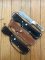 SOS Damascus *PUMA White Hunter* Knife with Sambar Deer Antler Handle & Leather Sheath