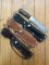 SOS Damascus *PUMA White Hunter* Knife with Walnut Hard Wood Handle & Leather Sheath