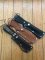 SOS Damascus *PUMA White Hunter* Knife with Walnut Hard Wood Handle & Leather Sheath