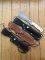 SOS Damascus *PUMA White Hunter* Knife with White Bone Handle & Leather Sheath