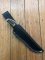 SOS Damascus *PUMA Companion* Knife with Sambar Deer Antler Handle & Leather Sheath