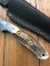 SOS Damascus *PUMA Companion* Knife with Sambar Deer Antler Handle & Leather Sheath
