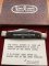 Schrade USA-Made Jim Bowie Commemorative Stockman Knife & in Collectors Box