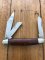 Parker Made in Japan 3 Blade Stockman Knife with Rosewood Handle