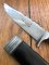 Puma Knife: Puma 1950'-60s Jagdnicker Knife with Brown Figured Handle & Sheath