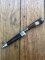 German Knife: 1950's Mini Jagdnicker Knife with Stag Handle Edelweiss Flower Inset & Sheath
