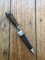 German Knife: 1950's Mini Jagdnicker Knife with Stag Handle Edelweiss Flower Inset & Sheath