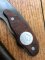 Puma Knife: 2006 Puma Rattler Fixed Blade Knife with Thuya Root Wood Handle