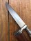 SMF German Knife: 1950's - 60's Jagdnicker Knife with Stag Handle Decorative Inset & Sheath