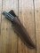 Puma Knife: Puma Pro Hunter Gut Hook Knife with Stag Handle & Light Brown Sheath