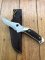 Puma Knife: Puma 'Lightly Sharpened' Buddy 2001 'Laser Cutout' with Stag Handle