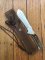 Puma Knife: Puma Rare Original 2001 New Hunter Model 118375 in original sheath #57102-1