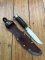 Puma Knife: Puma 1960's 6305 SPORTMESSER Knife with Leather Handle & Original Sheath