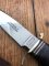 Puma Knife: Puma 1960's 6305 SPORTMESSER Knife with Leather Handle & Original Sheath