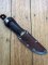 Puma Knife: Puma 1960's 6305 SPORTMESSER Knife with Leather Handle & Original Sheath