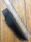 SOS Knife Sheath: LS5 Dark Brown Slip-In Molded Leather Knife Sheath - 4"- 6" Blade