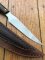 Handmade Steak/Skinning Knife with Rosewood Handle and Custom Sheath