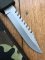 Buck Knife: Buck 639 Field Mate - Part Serrated Survival Knife with Green Rubber Handle & Camo Sheath