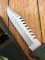 Buck Knife: Buck 639 Field Mate - Part Serrated Survival Knife with Green Rubber Handle & Camo Sheath