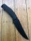Buck Knife: Buck 1995 Mentor Fixed Blade Knife with Black Rubberised Handle & Black Sheath
