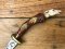 German 1950's Mini Knife with Game Scene & Carved Resin Handle