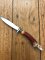 German 1950's Mini Knife with EICHENLAUB Branded Blade & Carved Resin Handle