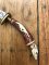 German 1950's Mini Knife with Game Scene & Carved Resin Handle