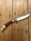 German 1950's Mini Knife with SEAL Branded Blade & Carved Resin Handle