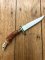 German 1950's Mini Knife with Game Scene & Carved Resin Handle