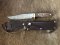 SOS Damascus *PUMA Bowie* Knife with Walnut Handle & Leather Sheath