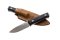 LionSTEEL Italy. Model B40 GBK Handle with Leather Sheath