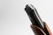 LionSTEEL Italy. Model B41-2 GBK Black G10 Handle with Leather Sheath