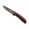 Puma Knife: Puma Tec Sandalwood One Hand Opening Damascus Folding Liner Lock Knife