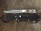 SOS Damascus *PUMA Bowie* Knife with Sambar Deer Antler Handle & Leather Sheath