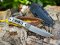 Kizlyar Knife: Kizlyar AUS-8 Original ECHO Black Straight Blade with G10 Handle
