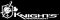 KNIGHT'S ARMAMENT SK-02 Large Black Part Serrated Folding Knife with Black Pouch
