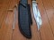 Down Under Knives: Down Under Special 1095 Steel Outback Eclipse Big Bowie Knife with Black Sheath