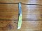 Camillus Knife: Camillus Small Yellow-Jaket Folding Lock Back Knife