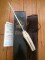 Puma Knife: Puma Skinner II Laser Cut with Stag Handle leather sheath Paperwork