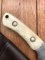 SOS Damascus *PUMA SkinMaster* Knife with Bone Handle & Leather Sheath